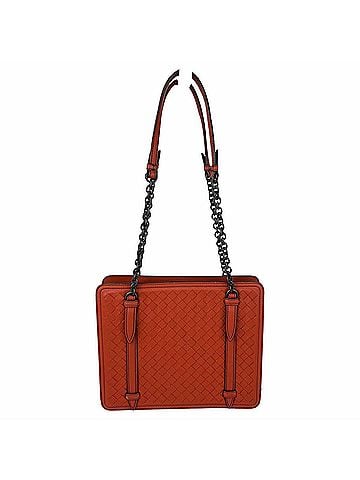 Bottega Veneta Bottega Veneta Nappa Intrecciato Chain Accordion Maple Shoulder Bag (view 1)