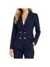 Ann Taylor LOFT Solid Blue Blazer Size 2 - photo 2