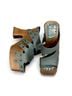 Ugg 100% Leather Blue Brown Mule/Clog Size 10 - photo 8