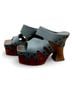 Ugg 100% Leather Blue Brown Mule/Clog Size 10 - photo 12