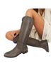 FRYE 100% Leather Multi Color Gray Boots Size 7 1/2 - photo 1