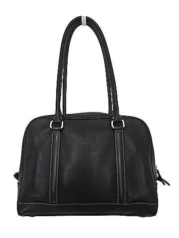 Coach Hamptons Satchel Leather Satchel (view 2)