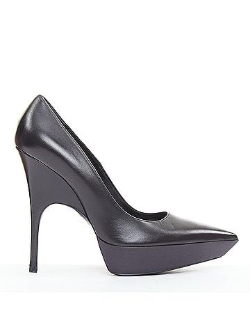Balenciaga Balenciaga Leather Platform Pumps (view 1)