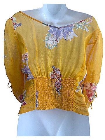 Free People Short Sleeve Blouse (view 2)
