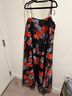 STAUD 80% Polyester 20% Nylon 100% Polyester Floral Black Red Casual Dress Size L - photo 7