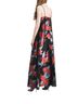 STAUD 80% Polyester 20% Nylon 100% Polyester Floral Black Red Casual Dress Size L - photo 2