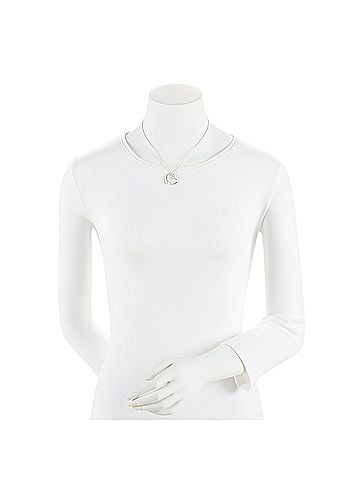 Tiffany & Co. Tiffany &amp; Co. Elsa Peretti Sterling Silver Open Heart 22mm Necklace (view 2)