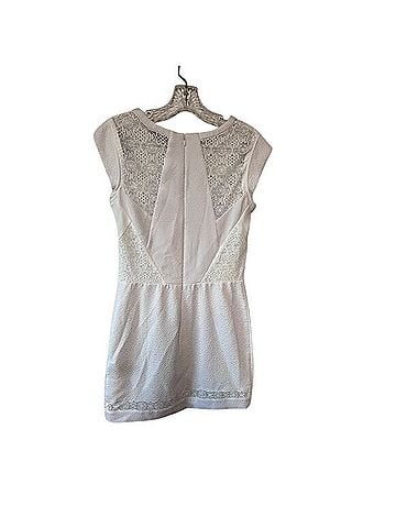 The Kooples Lace Trim Crepe Sheath Dress Casual Dress (view 2)