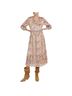 BA&SH Floral Multi Color Casual Dress Size M - photo 1