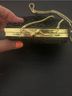 La Regale Floral Black Gold Leather Clutch One size - photo 8