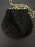 La Regale Floral Black Gold Leather Clutch One size - photo 3