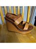 Tory Burch 100% Leather Solid Brown Wedges Size 9 1/2 - photo 4