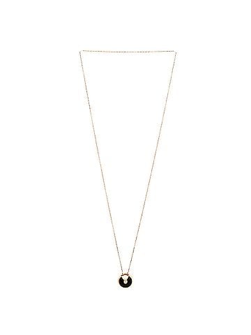 Cartier Amulette de Cartier Pendant Necklace 18K Rose Gold with Onyx and Diamond Small (view 2)