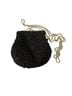La Regale Floral Black Gold Leather Clutch One size - photo 1