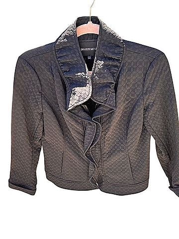 Lafayette 148 New York Ruffle Front Blazer Jacket (view 1)