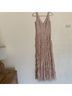 Mac Duggal 100% Polyester Floral Black Pink Cocktail Dress Size 4 - photo 4