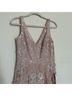 Mac Duggal 100% Polyester Floral Black Pink Cocktail Dress Size 4 - photo 6