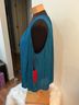 Jennifer Lopez 100% Polyester Solid Teal Sleeveless Blouse Size XXL - photo 13