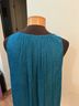 Jennifer Lopez 100% Polyester Solid Teal Sleeveless Blouse Size XXL - photo 5