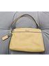 Coach 100% Calf Leather Solid Yellow Leather Belt One size - photo 4