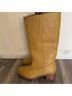 FRYE 100% Leather Yellow Heels Size 10 - photo 8