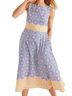 Boden Print Blue White Casual Dress Size 2 - photo 1