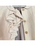 Rebecca Taylor 40% Wool 60% Viscose 100% Acetate Burgundy Tan Coat Size 6 - photo 10