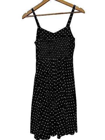 Old Navy Polka Dot Fit &amp; Flare Dress Casual Dress (view 2)