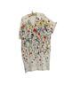 Escada Floral White Red Casual Dress Size L - photo 1