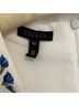 Escada Floral White Red Casual Dress Size L - photo 3