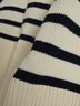 Gap 100% Cotton Stripes Ivory Blue Turtleneck Sweater Size M - photo 8