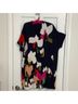 Escada Floral Blue Red Casual Dress Size L - photo 3