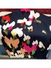 Escada Floral Blue Red Casual Dress Size L - photo 7