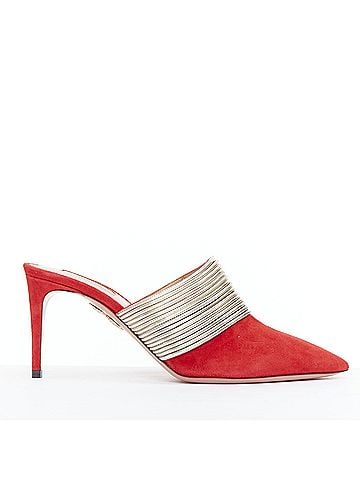 Aquazzura Aquazzura Multi-Strand Heel Mules (view 1)