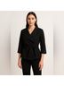 Sandro Black Trenchcoat Size L - photo 4