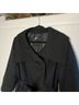 Sandro Black Trenchcoat Size L - photo 7