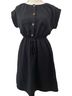 Monteau 100% Polyester Black Casual Dress Size XS - photo 1