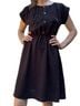 Monteau 100% Polyester Black Casual Dress Size XS - photo 3