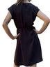 Monteau 100% Polyester Black Casual Dress Size XS - photo 4