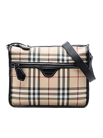 Burberry House Check Coated Canvas Crossbody (view 1)