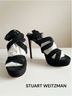 Stuart Weitzman 100% Suede Black Heels Size 8 1/2 - photo 4