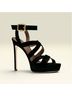 Stuart Weitzman 100% Suede Black Heels Size 8 1/2 - photo 3