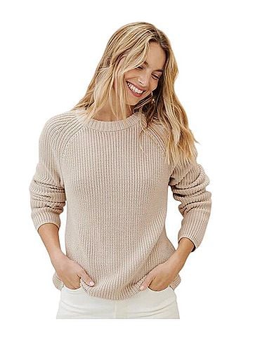 Jenni Kayne Cotton Fisherman Sweater Sweater Vest (view 1)