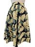Spring Tropical Yellow Black Casual Skirt Size XS - photo 1