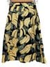 Spring Tropical Yellow Black Casual Skirt Size XS - photo 9