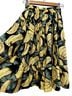 Spring Tropical Yellow Black Casual Skirt Size XS - photo 11
