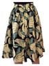Spring Tropical Yellow Black Casual Skirt Size XS - photo 2