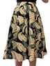 Spring Tropical Yellow Black Casual Skirt Size XS - photo 4