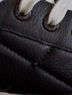 J/Slides 100% Leather Solid Graphic Black Sneakers Size 9 1/2 - photo 9