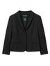 Ralph Lauren 96% Wool 4% Elastane 100% Acetate Black Blazer Size 16 - photo 1